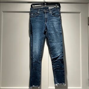 AG Adriano Goldschmied Farrah Blue Skinny Jeans size 26